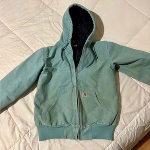 Carhartt Light Blue Hooded Jacket